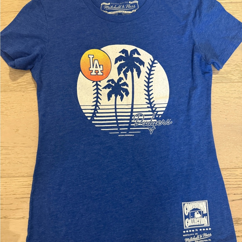 Mitchell & Ness Blue Graphic Tee